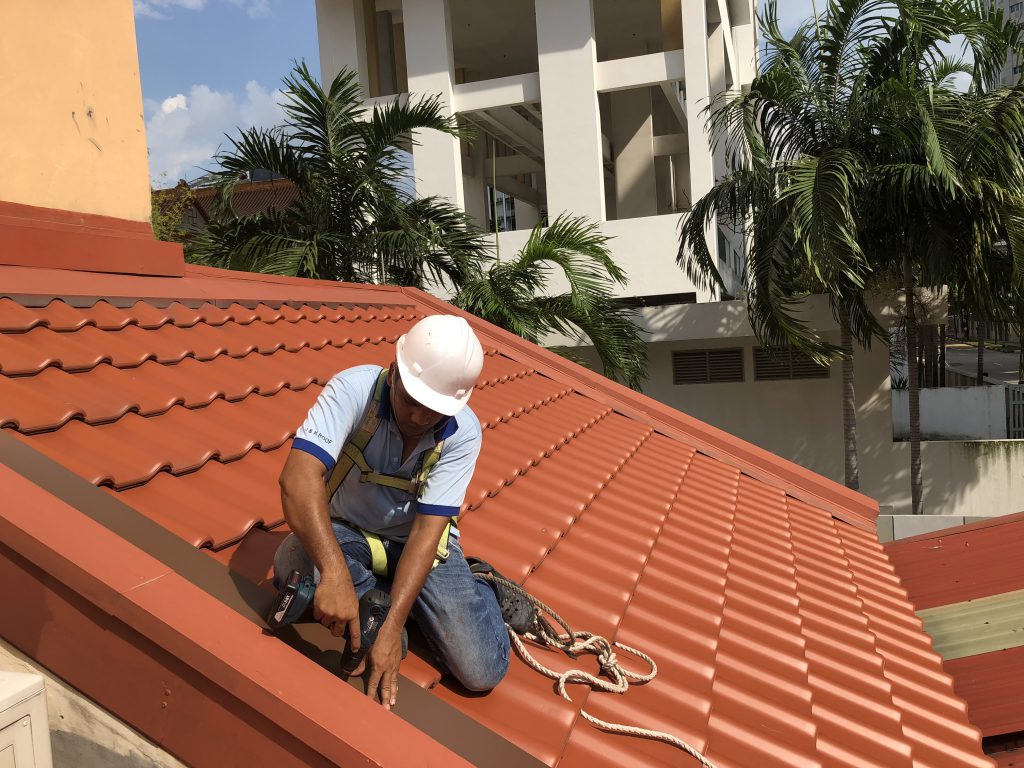 Installation of Clay Tile Roof